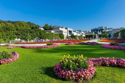 Mirabell Gardens at Mirabell Palace