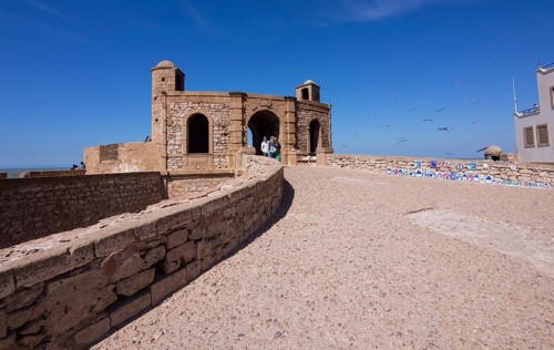 Bani Antar town wall with fortifications