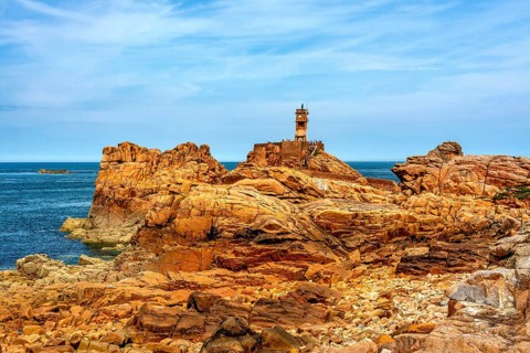 Paon Lighthouse on the Ile de Brehat
