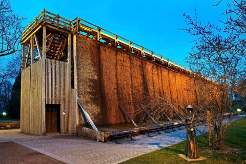 Salt works in the spa gardens