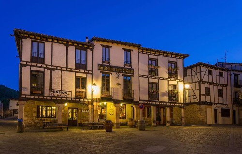 Main square at night