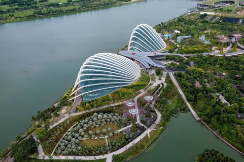 Gardens by the Bay and the Flower Dome Conservatory