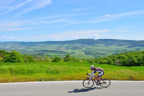 Racing cyclist