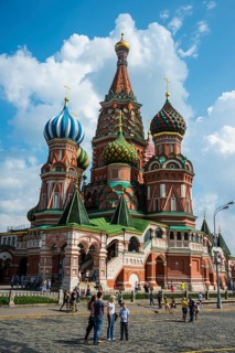 St. BasilÂ´s cathedral on the red square