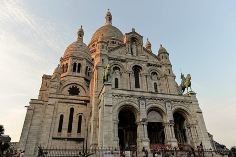 Basilica of the Sacred Heart of Paris or Sacre-Coeur de Montmartre