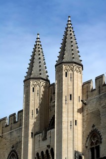 Main facade of the Papal Palace