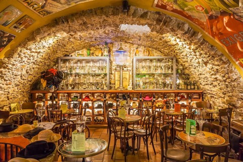 Absinthe bar in the old town