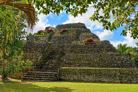 Mayan step pyramid