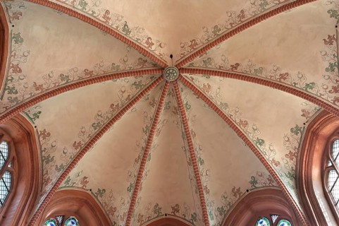 Vaulted dome of the east chancel of St. Michael's Church