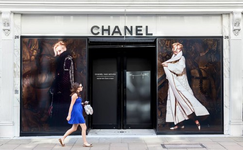 Store of the fashion company Chanel