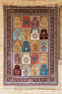 Ornate Suzani carpet