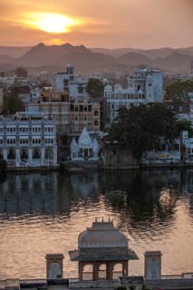 Evening mood over a part of the historic centre