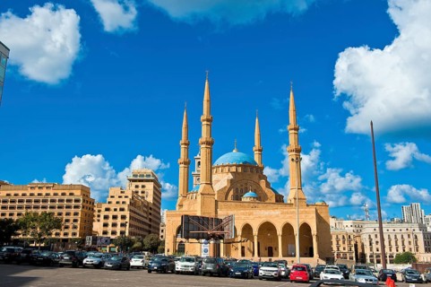 The Mohammed-al-Amin Mosque in Beirut
