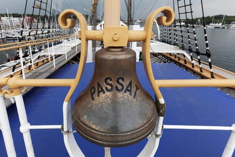 Ship's bell of the four-mast barque Passat