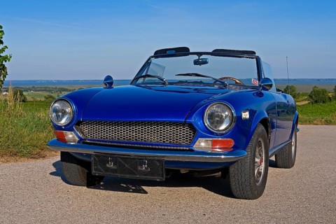 Fiat Spider 124 vintage car