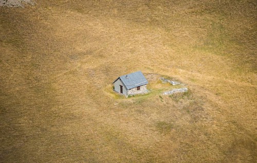 An isolated house