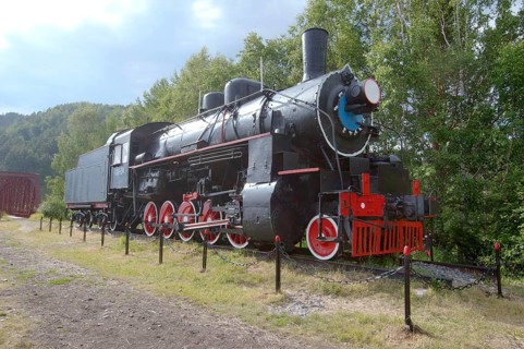 An old steam locomotive