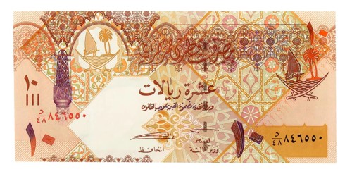 10 Qatari Riyals