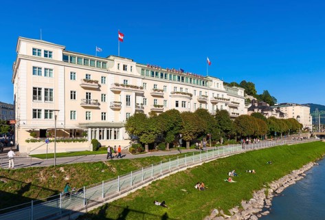 Hotel Sacher on the Salzach River