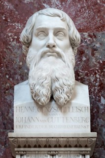 Bust of Johann von Guttenberg