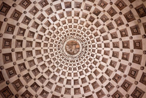 Ceiling at Santa Maria la Real monastery