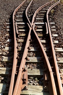 Old railway tracks