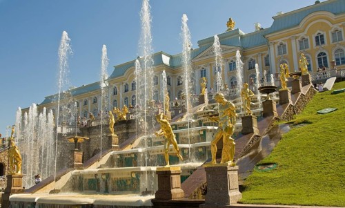 Fountain and Grand Cascade