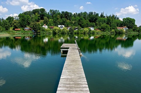 Jetty at Klostersee Seeon