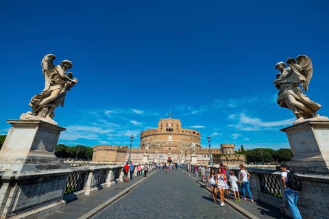 Ponte Sant'Angelo and Castel Sant'Angelo