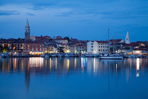 Harbor and town view