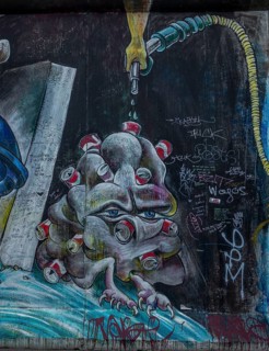 Graffiti at the East Side Gallery