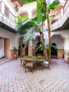Courtyard of a typical Riad