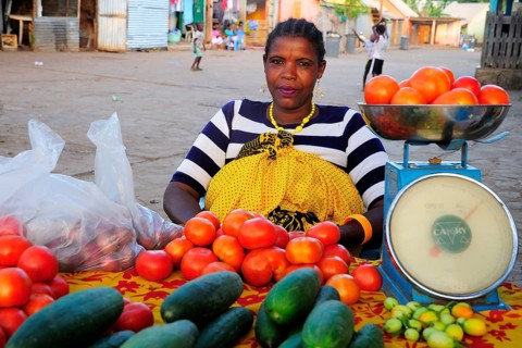 Vegetable seller
