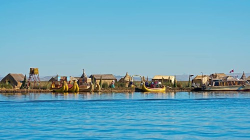 Floating Islands of the Uros on Lake Titicaca