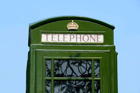 British phone booth