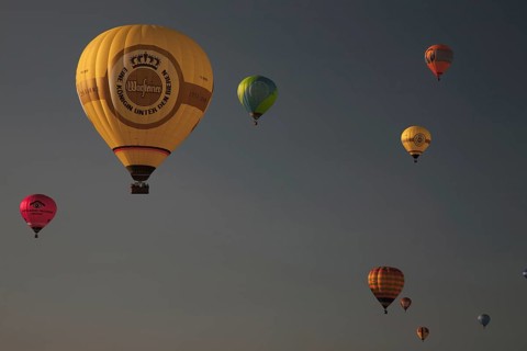 Hot air balloons