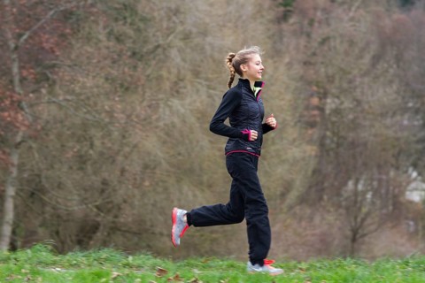 Woman jogging
