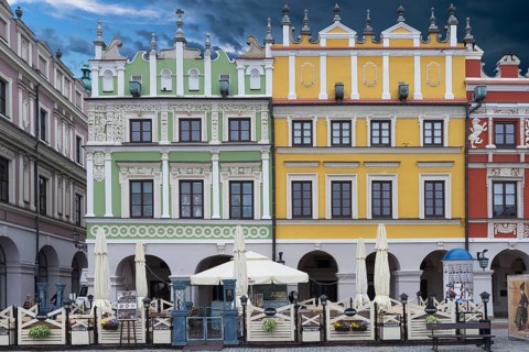 Houses built in Italian Renaissance style in 1578