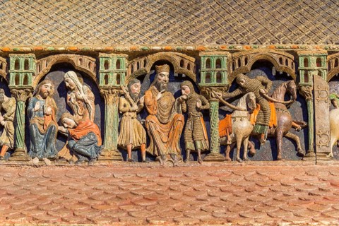 Romanesque tomb of Saint San Vicente in the Basilica de San Vicente