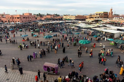 Djemaa el Fna or Jamaa el Fna square