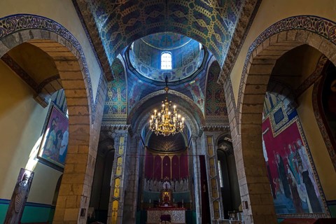Altar room with light dome
