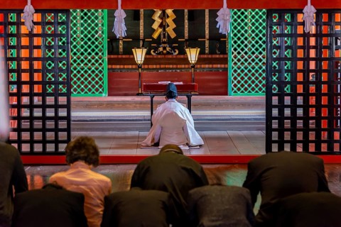 Buddhists Praying