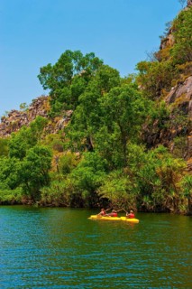 Kayakers in the Nitmiluk National Park