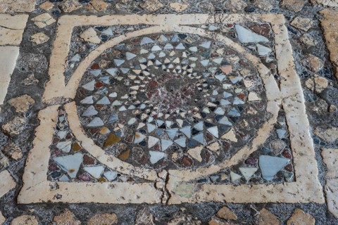 Floor mosaic in the Basilica of St. Nicholas