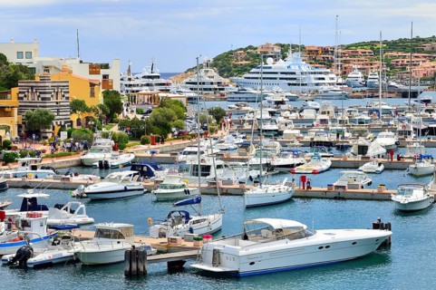 View of the marina