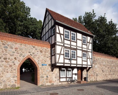 A Wiek House along the medieval city wall