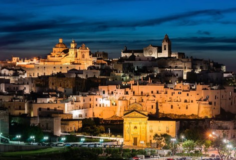View of the town with the cathedral