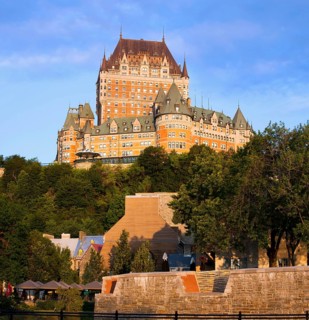Chateau Frontenac and Lower Town
