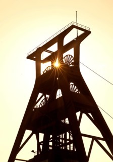 Headframe of the Zeche Pluto colliery