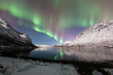 Aurora over the Grotfjord